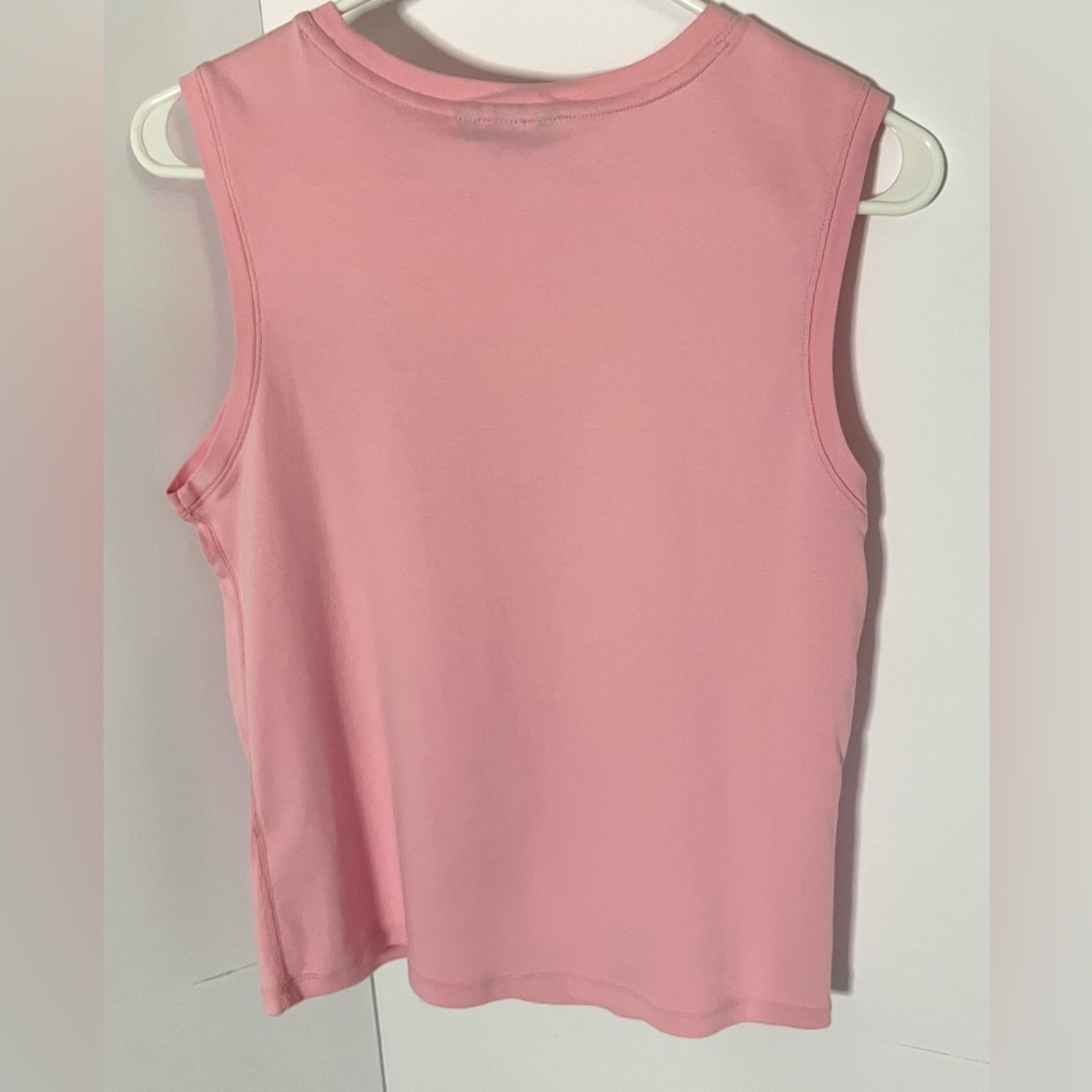 Lands End Pink Sleeveless Top, M - Picture 2 of 5